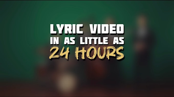 creating professional lyric videos