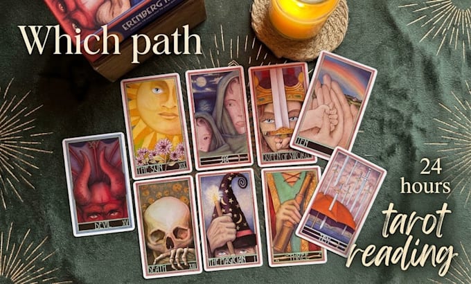 help you choose between two paths with a tarot reading within 24 hours