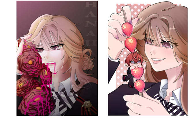 do character arts for ocs, characters and ship arts