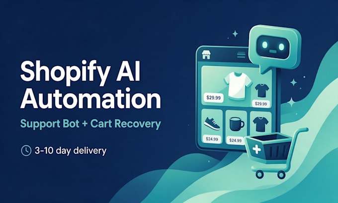set up shopify ai support chatbot and abandoned cart automation