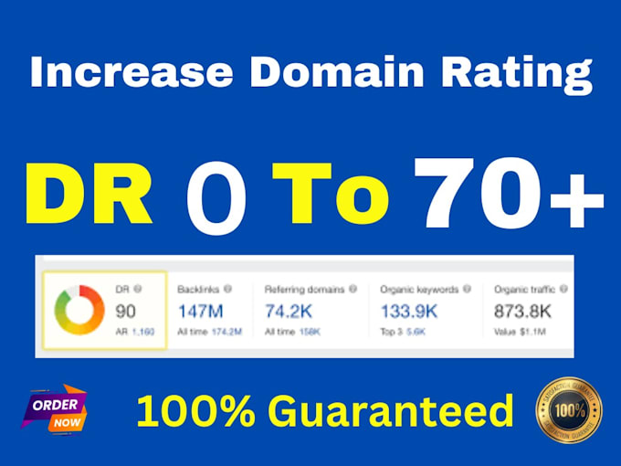 increase your website DR up to 70 with quality backlinks