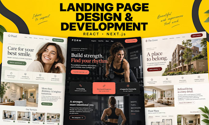 design and develop a custom landing page or sales page for your business