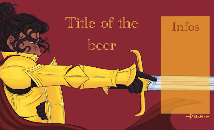 do your beer illustration