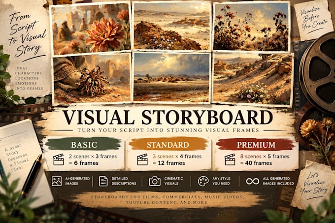 turn your script into a visual storyboard with ai images