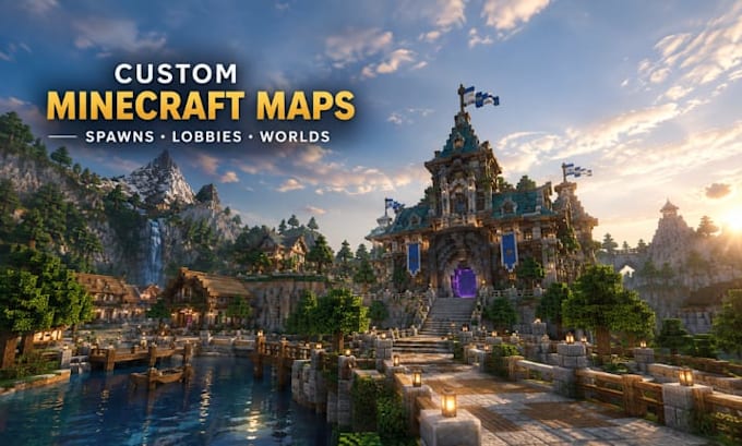 build custom minecraft server maps, spawns, lobbies, hubs and worlds