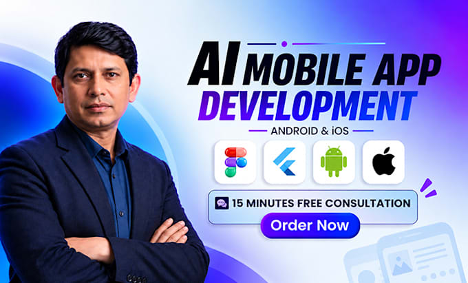 build ai mobile app development or cross platform app