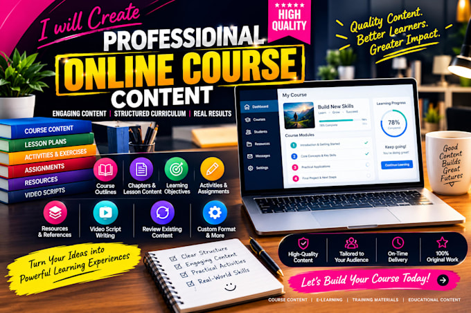 create engaging course content