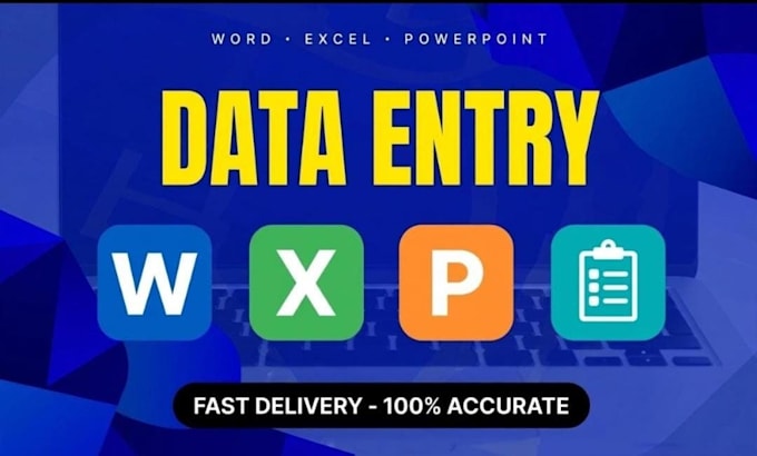 do data entry, ms word, excel, typing and powerpoint work