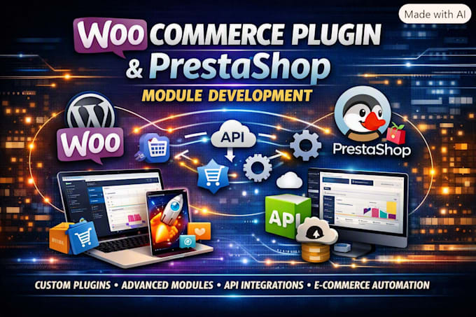 fix or develop prestashop module, woocommerce or wordpress plugins