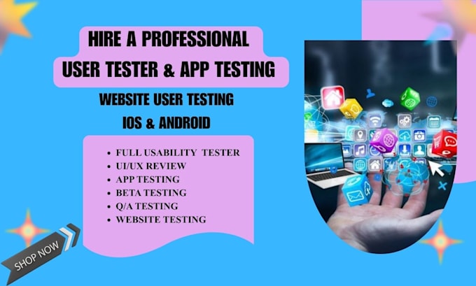 test your website or app and provide detailed UX feedback