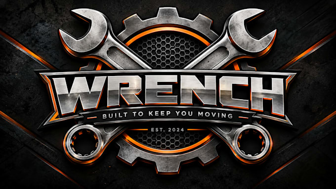 design a professional , mechanic, automotive, or repair wrench logo