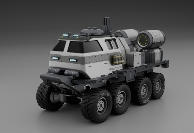 create game ready sci fi hard surface 3d asset