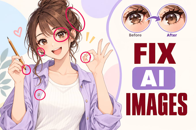 manually fix and retouch your ai generated art