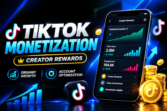 help you monetize tiktok with organic growth