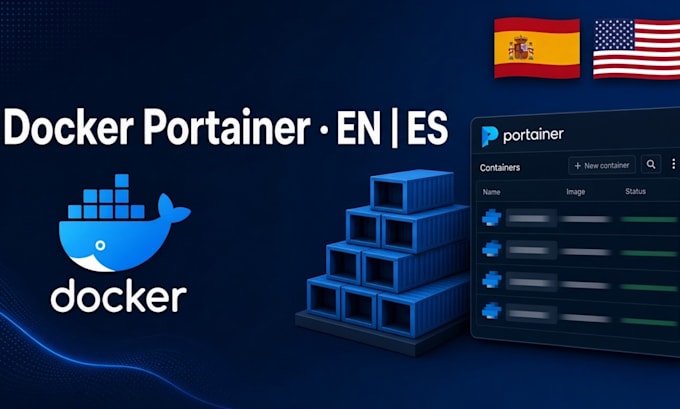 setup docker, portainer and self hosted stacks