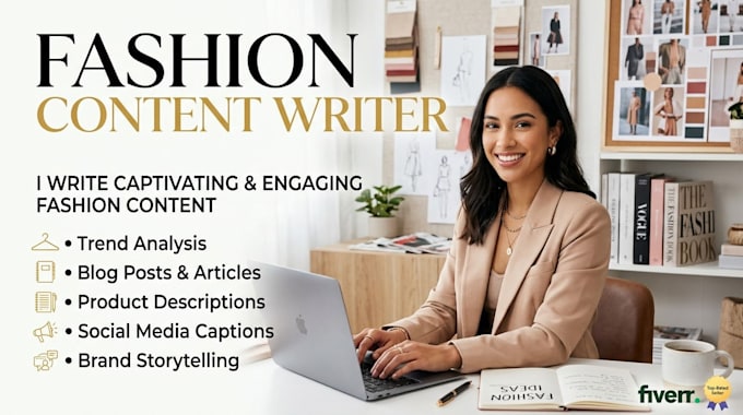 write engaging fashion content and product descriptions