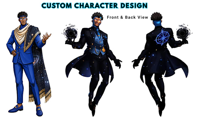 draw 2d character design character concept art dnd character art illustration