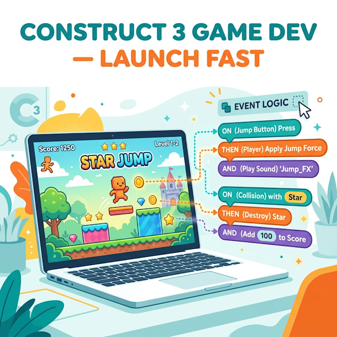 develop an HTML5 game using construct 3