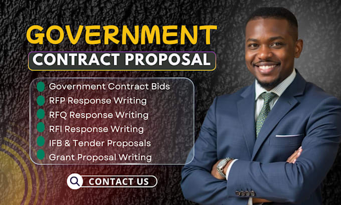 write winning government contract bid proposal, rfp, rfq, rfi, grant proposal