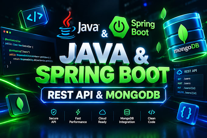 develop spring boot rest api and fix java bugs