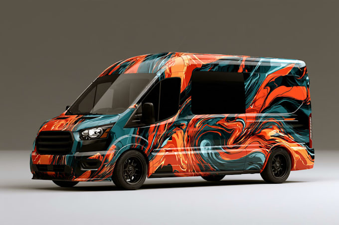 do van wrap design, car wrap ,livery van wrap, vehicle wrap