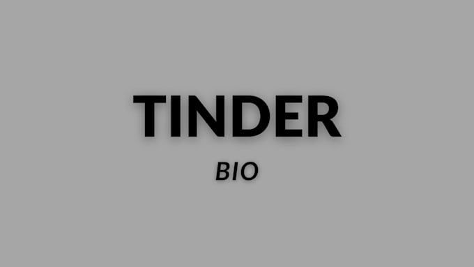 write attractive tinder bio