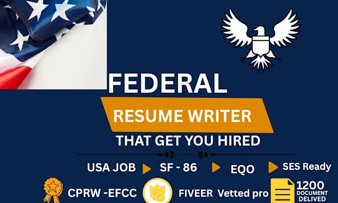 write a professional federal resume for usajobs