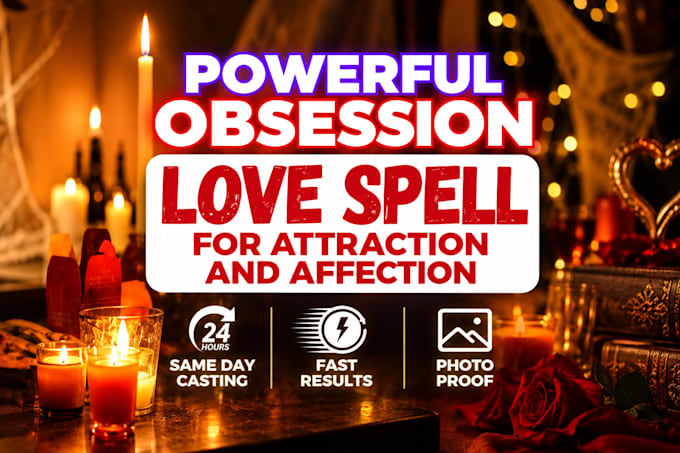 cast a powerful obsession love spell for attraction and affection
