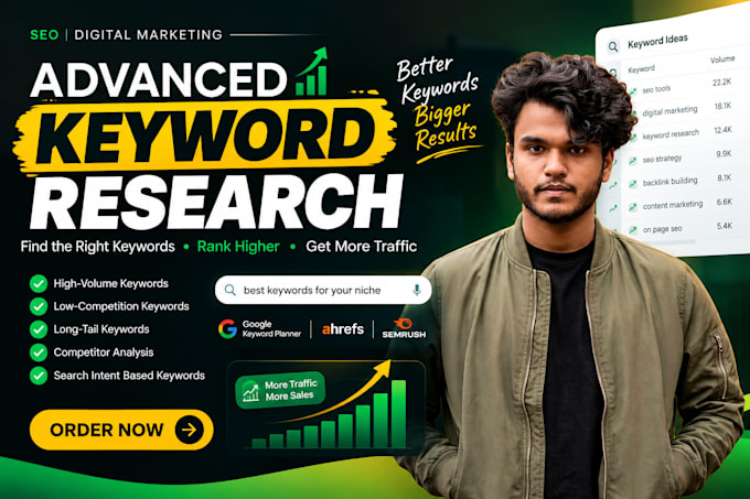 do advanced SEO keyword research and competitor analysis