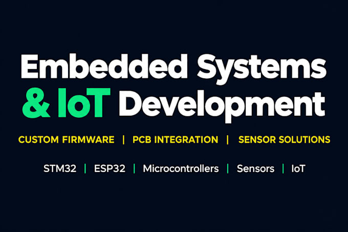 develop pcb firmware, osi layers, microcontroller, single and multi processor