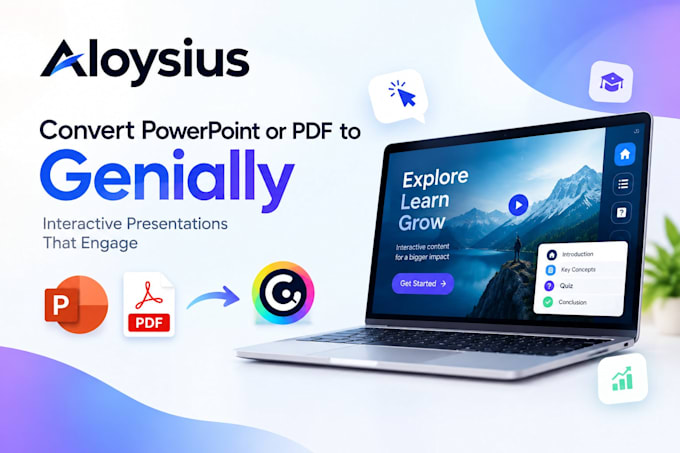 turn your powerpoint or PDF into an engaging interactive genially experience