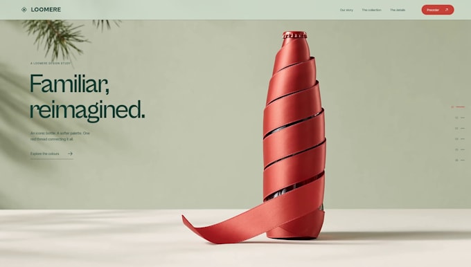 build a responsive interactive landing page with scroll animation