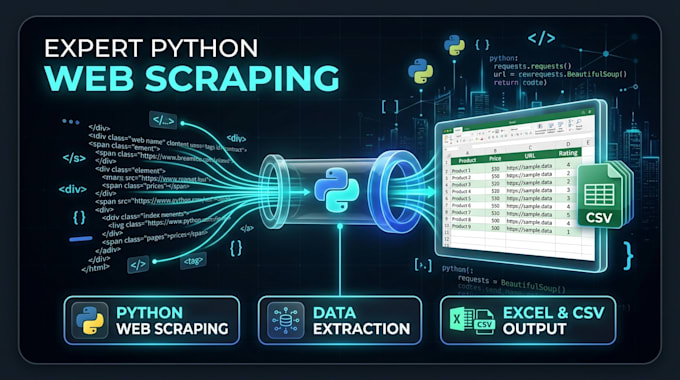 create a python web scraper for you