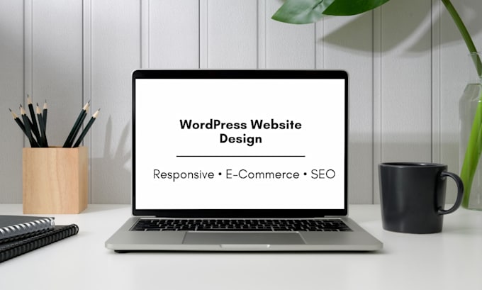 design responsive wordpress website with woocommerce and seo