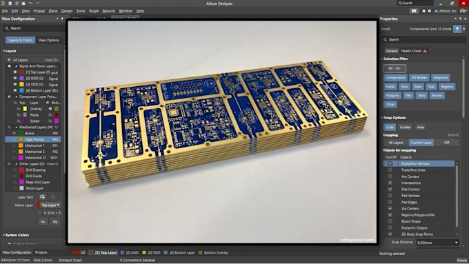 design rf pcb, antenna, high frequency circuit, wireless electronics in altium