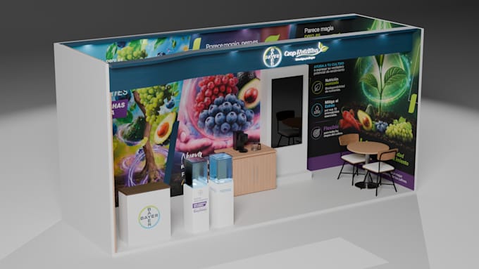 create 3d renderings of your booth