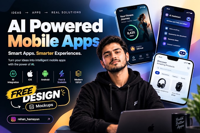 build mobile app development app developer flutter react native ai app creation