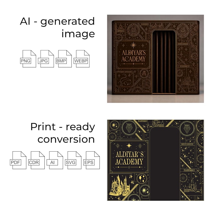 convert any raster image to vector graphics