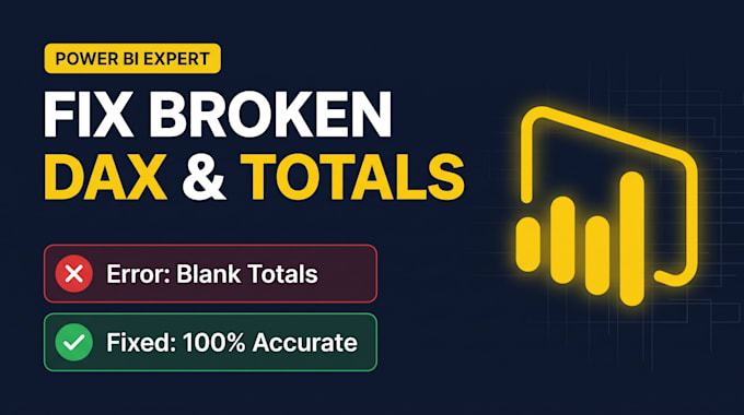 fix dax formula errors and optimize power bi reports