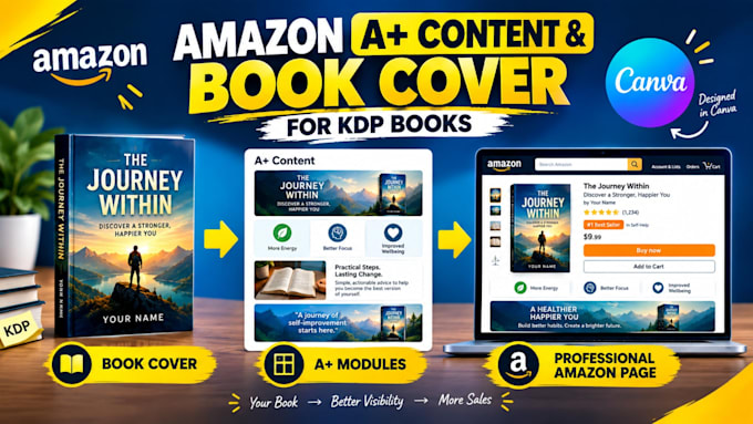 design amazon aplus content for book listing
