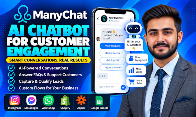 build a manychat ai chatbot for customer engagement
