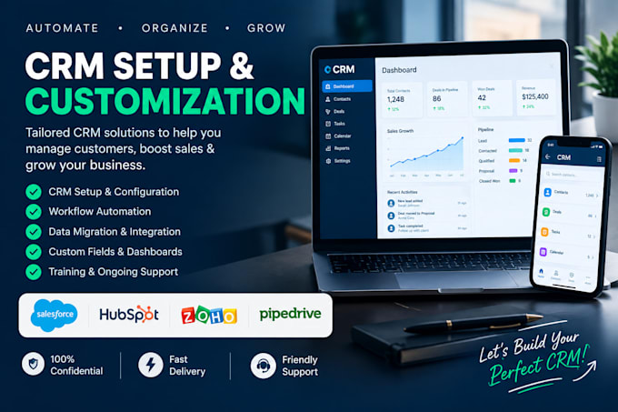 setup crm and automation