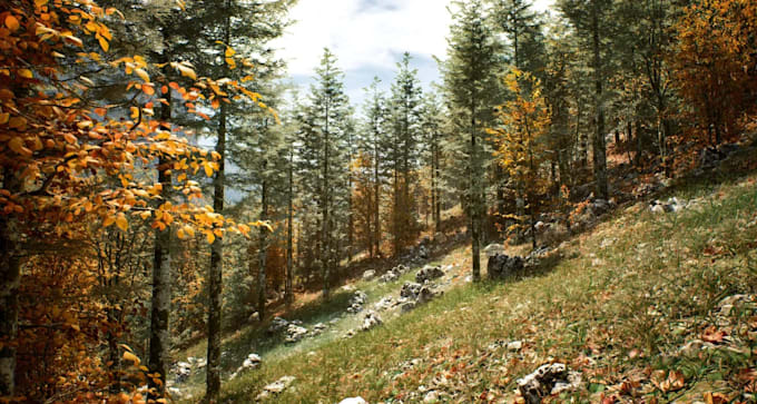 design 3d game environment, level design and open world maps in unity and ue5