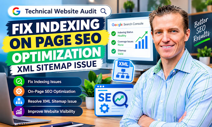 technical website audit fix indexing on page seo optimization xml sitemap issue