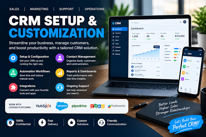 setup crm and automation