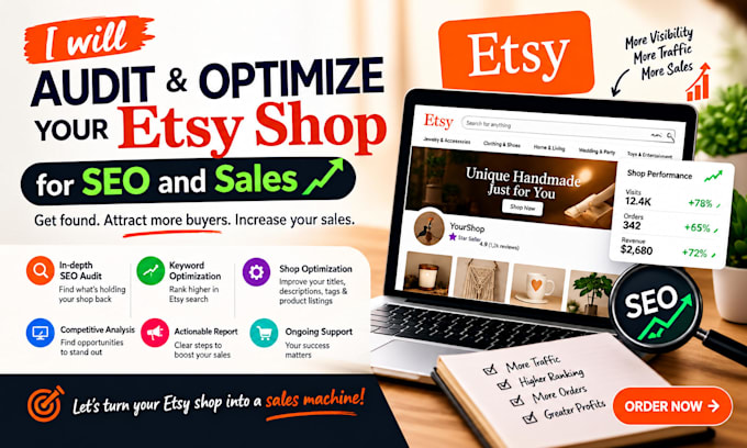 audit and optimize your etsy shop for SEO and sales
