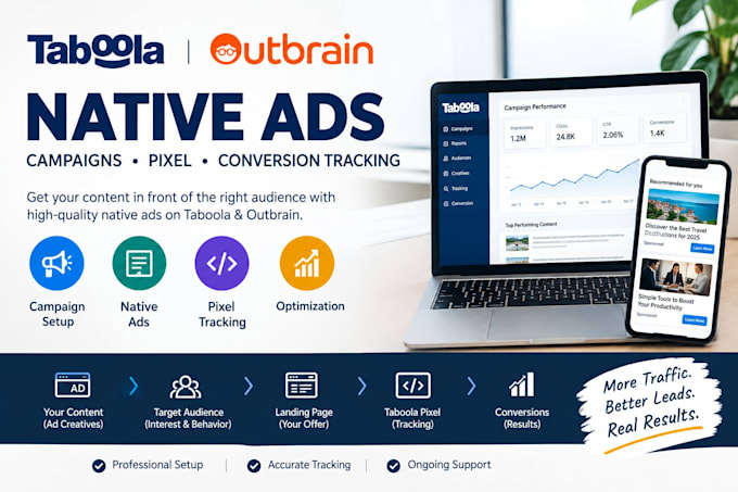 setup converting taboola outbrain ads native virtual assistance taboola pixel