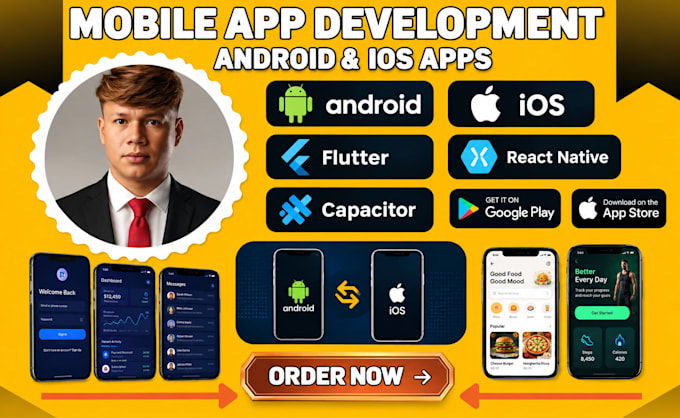build mobile app development app developer flutter react native ai app creation