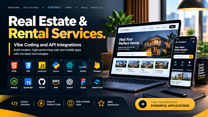 build an ai powered prop tech real estate platform with an interactive chatbot