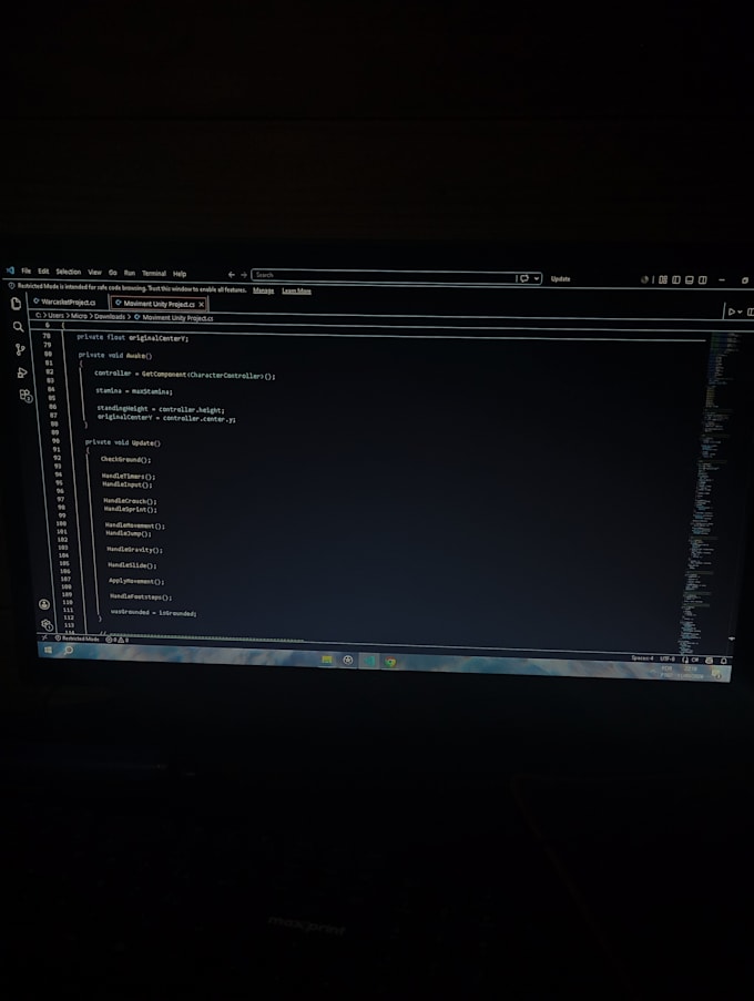 fix your code in unity